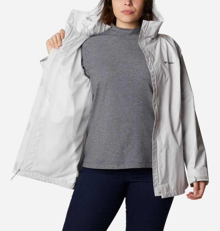 Women's Columbia Arcadia II Jackets White | Plus Size CA-W8A54